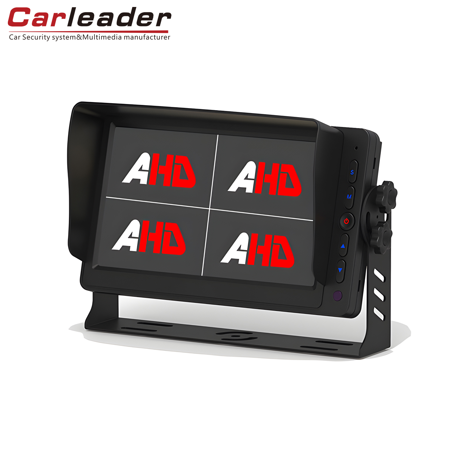 Carleader 7-palcový AHD Quad View Vehicle Monitor robí vašu jazdu bezpečnejšou