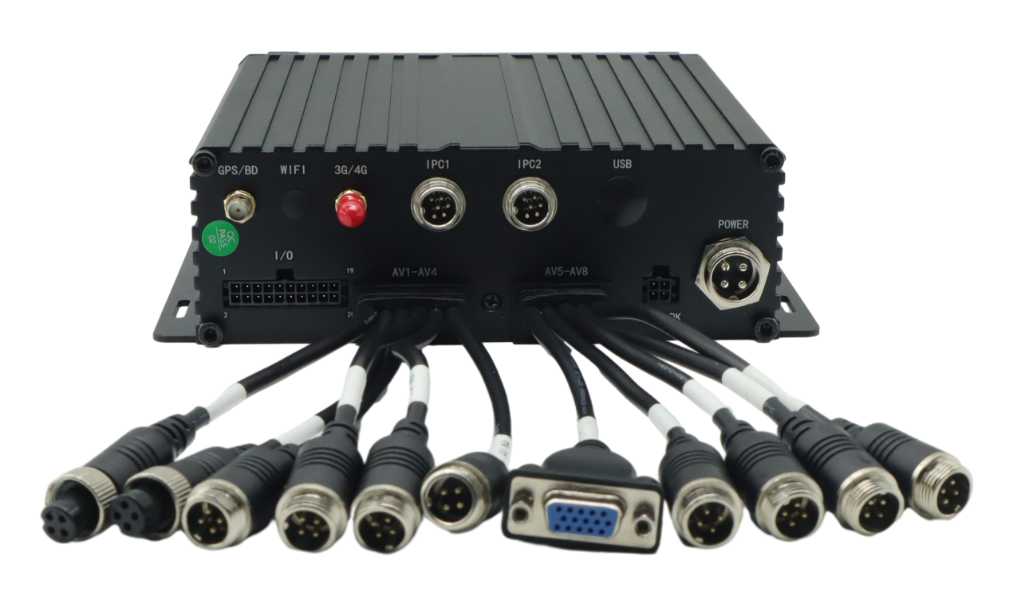 8CH HDD automobilový mobilný rekordér s GPS Wifi pre nákladné auto