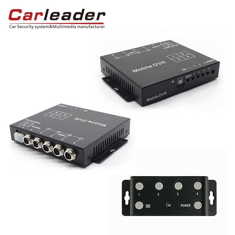 Carleader 1080p AHD Quad Split Control Box s funkciou nahrávania: váš dohľad nad hlavou vozidla typu všetko v jednom