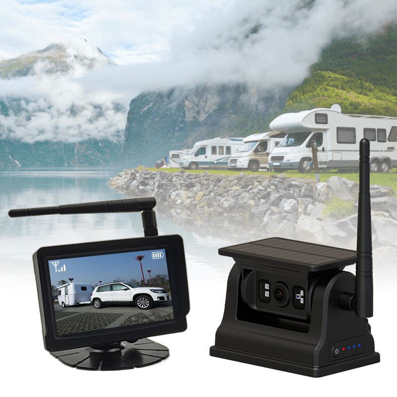 5-palcový bezdrôtový solárny nabíjateľný magnetický kamerový systém vozidla --- Váš najlepší partner pre bezpečnejšiu jazdu