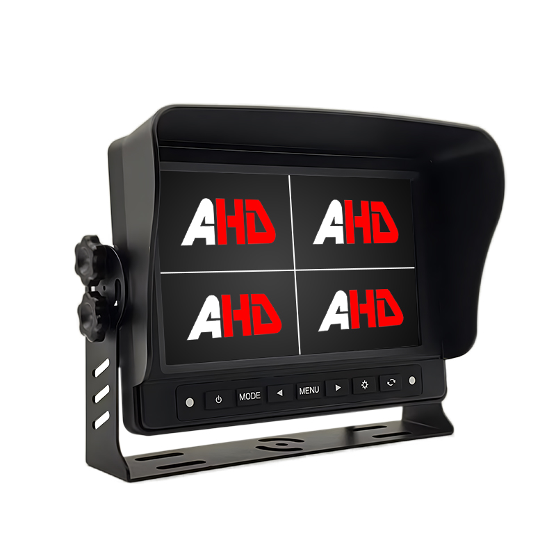 Carleader 7-palcový vodotesný monitor pre ťažké nákladné vozidlá so štyrmi delenými displejmi