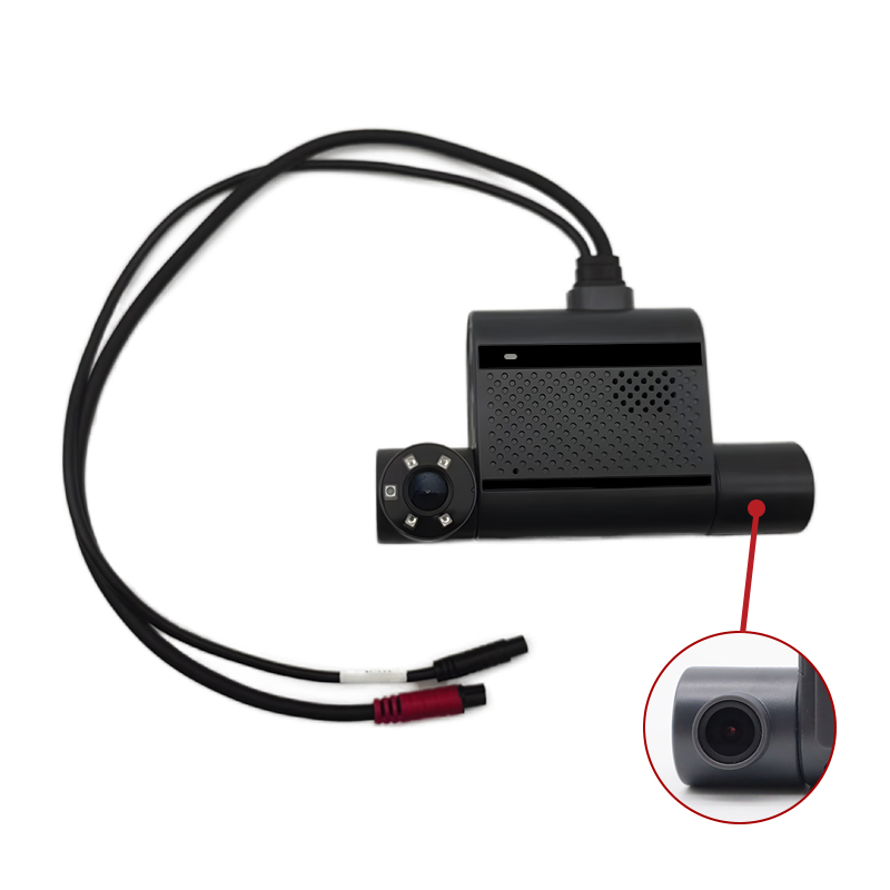 3-kanály AI ADAS DMS Car Dash Cam
