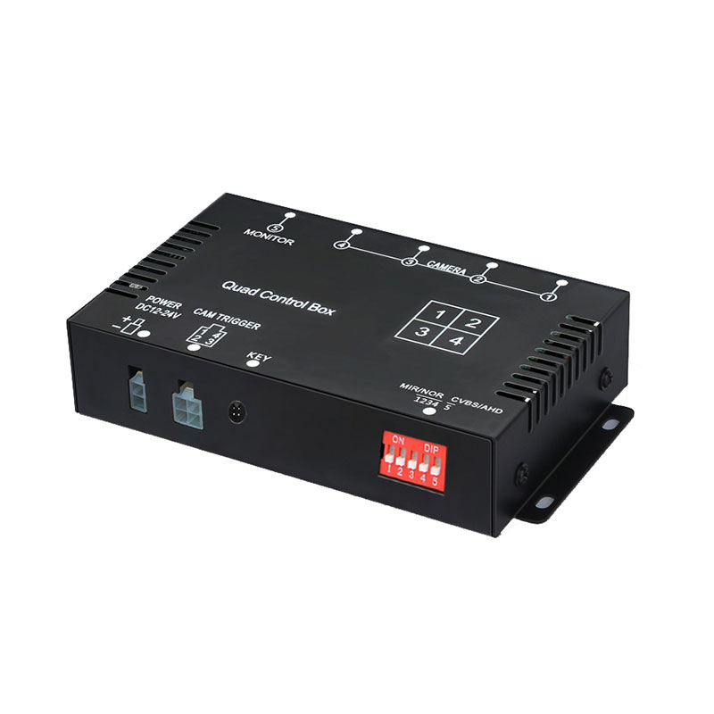 4CH AHD 720P/CVBS Auto Video Splitter pre kamiónové kamerové systémy