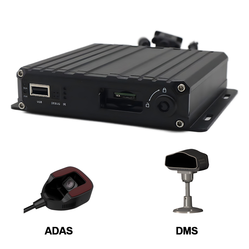 4CH AI inteligentný mobilný DVR s DSM a ADAS kamerou