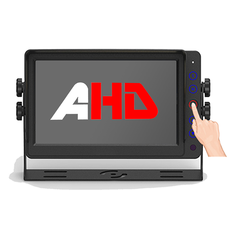 7-palcový monitor úžitkových vozidiel s video vstupmi AHD a diaľkovým ovládaním