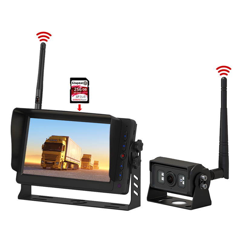 7 -palcový DVR zaznamenávanie 2,4 GHz Digitálny bezdrôtový monitorovací systém