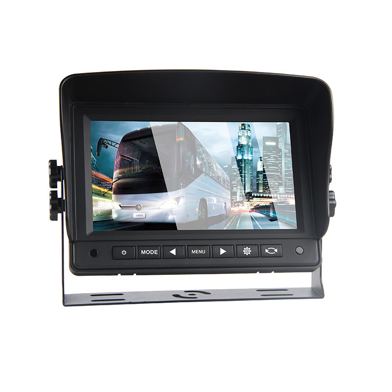 7-palcový monitor na ťažké vozidlá Dash Mount s dvomi kamerovými vstupmi