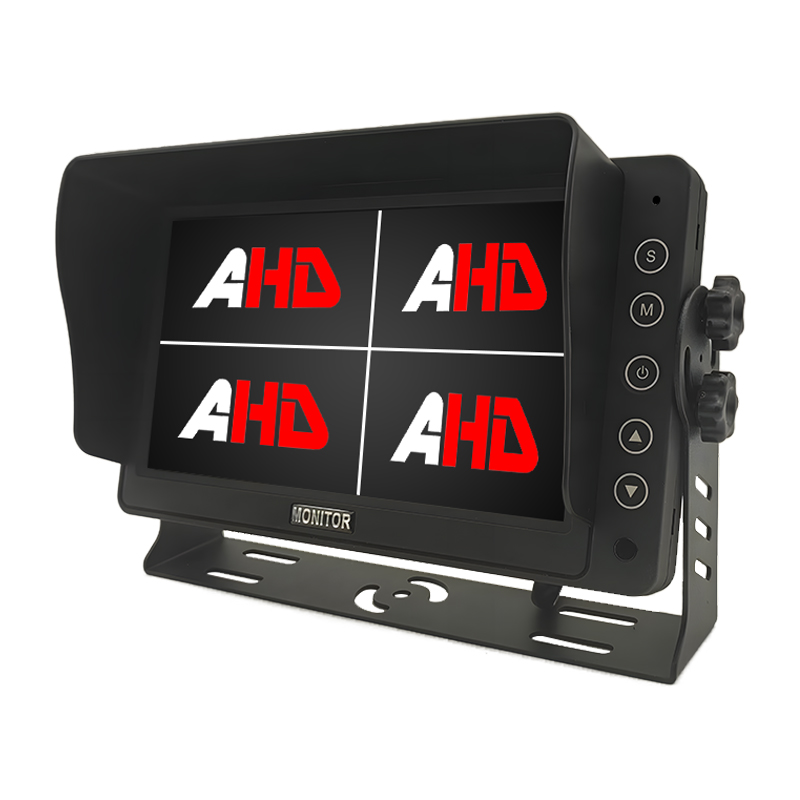 7-palcový monitor vozidla so 4 vstupmi AHD a záznamom 720P
