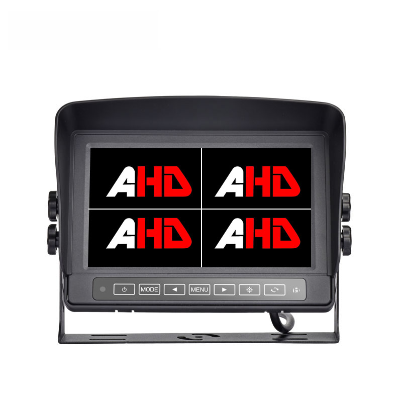 7-palcový vodotesný štvorpalcový AHD monitor s kovovým krytom a dotykovým ovládaním