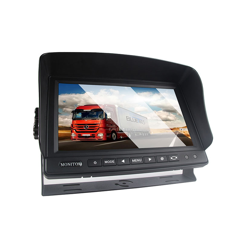 9-palcový monitor LCD na palubnú dosku pre autobusy, nákladné vozidlá a karavany