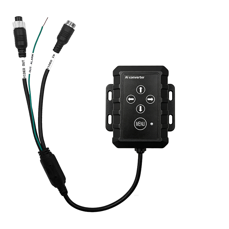 AI Camera Converter pre CVBS AHD kamery s detekciou chodcov a vozidiel